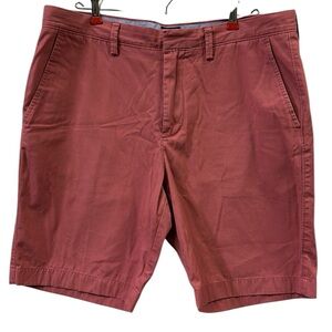 J Crew Gramercy 9 Inch Chino Cotton Deep Salmon Shorts Mens 34